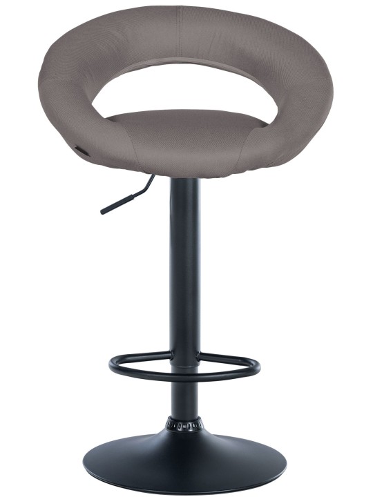 Set van 2 barkrukken Olinda stof, grijs Set van 2 barkrukken Olinda stof, grijs