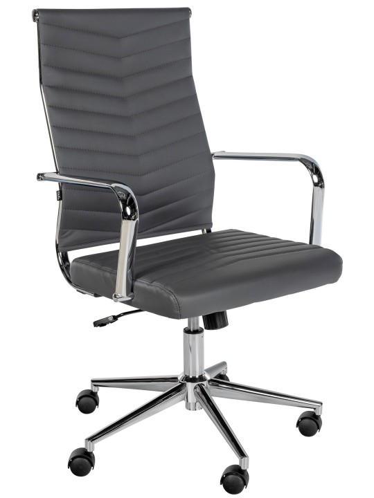Bureaustoel Canby kunstleer, grijs Bureaustoel Canby kunstleer, grijs