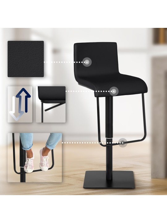 Barkruk Limon B, zwart Barkruk Limon B, zwart