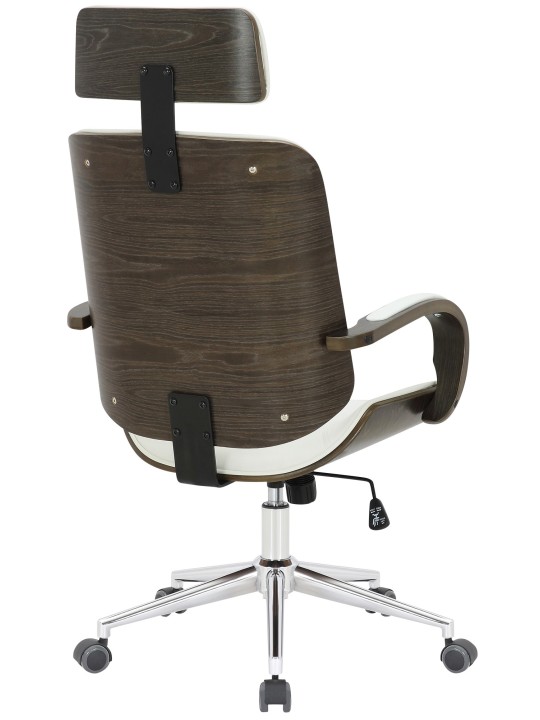 Bureaustoel Dayton grijs, wit/grijs