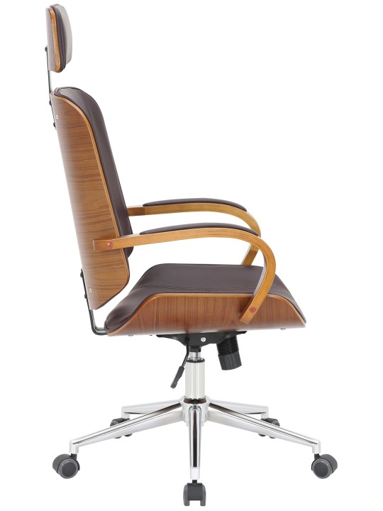 Bureaustoel Dayton, walnoot/bruin