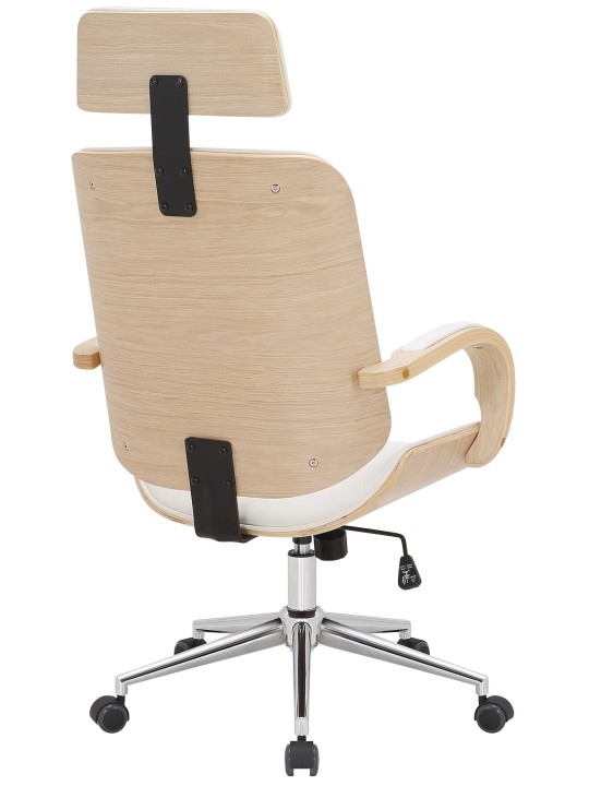 Bureaustoel Dayton, naturel/wit Bureaustoel Dayton, naturel/wit