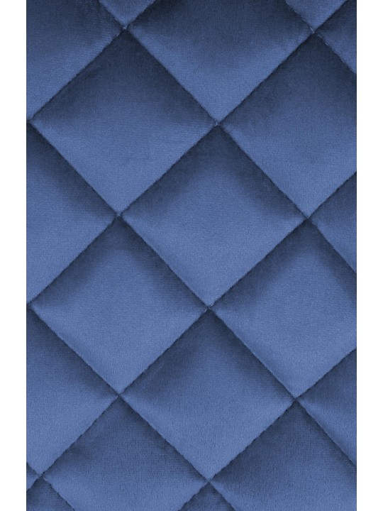 Barkruk Kasson fluweel, blauw