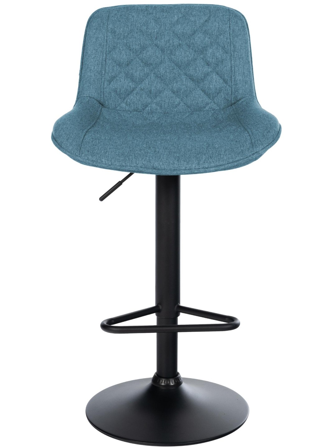 Barkruk Kasson stof, blauw