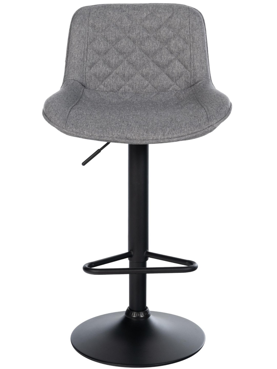 Barkruk Kasson stof, donkergrijs