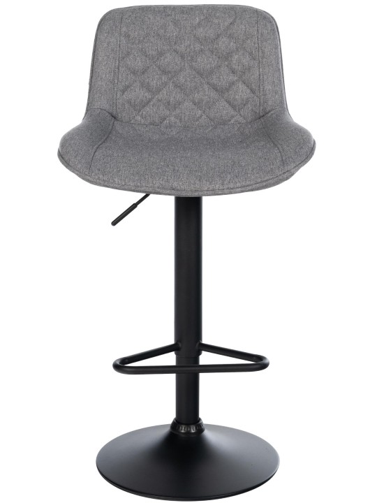 Barkruk Kasson stof, donkergrijs