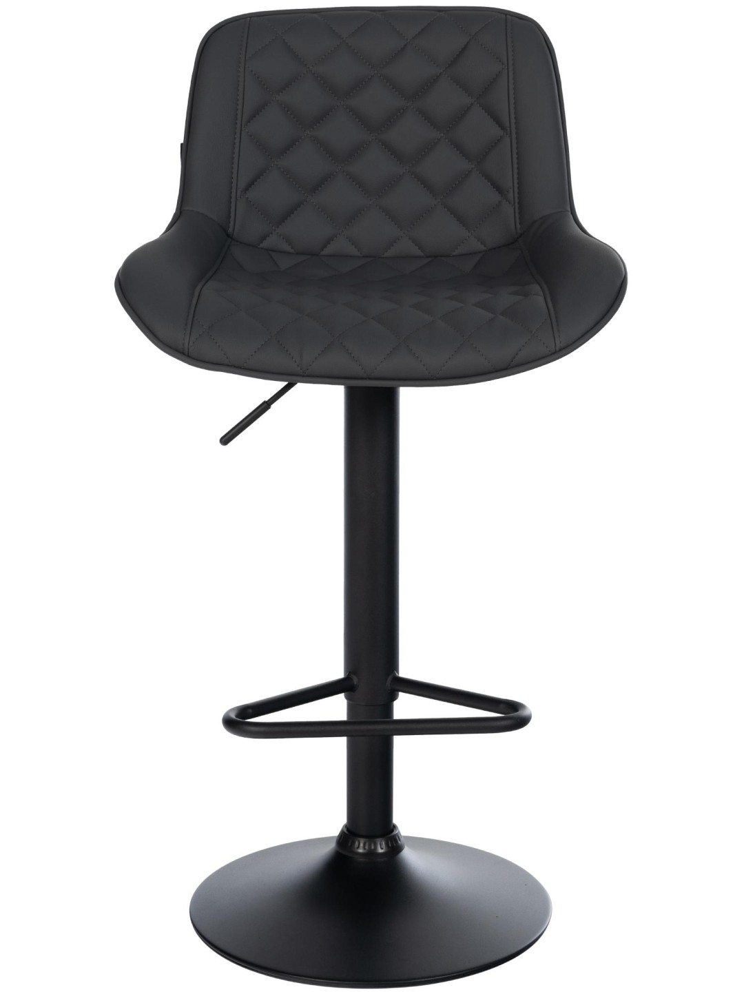 Barkruk Kasson kunstleer, zwart