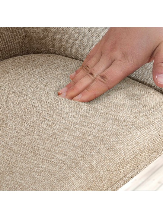 Set van 2 stoelen Tipton stof, taupe