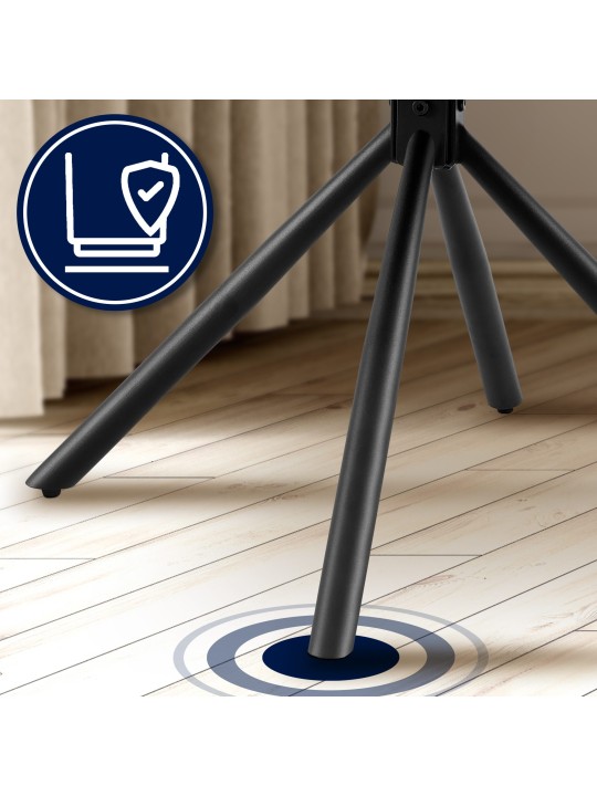 Set van 2 stoelen Tipton stof, blauw