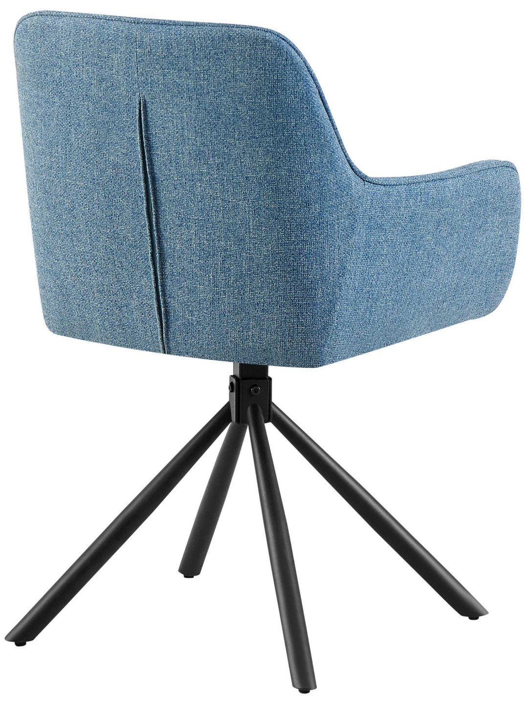 Set van 2 stoelen Tipton stof, blauw
