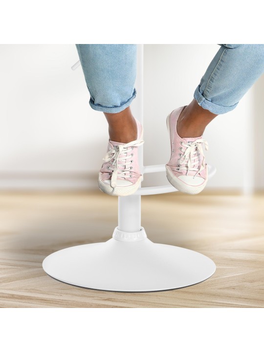 Set van 2 barkrukken Solon fluweel, grijs