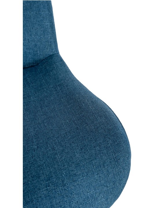 Set van 2 barkrukken Solon stof, blauw Set van 2 barkrukken Solon stof, blauw