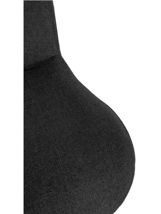 Set van 2 barkrukken Solon stof, zwart