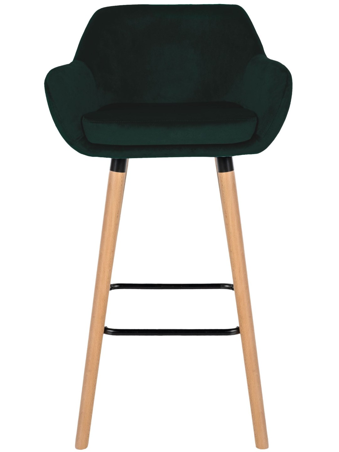 Barkruk Grant fluweel, groen