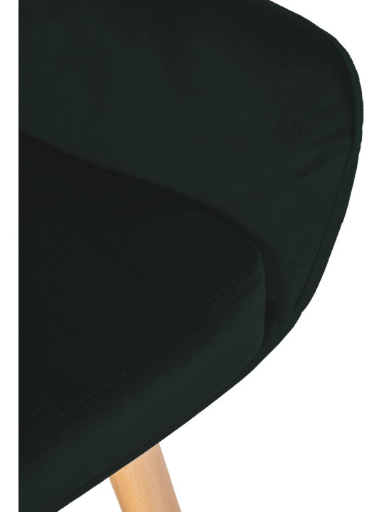 Barkruk Grant fluweel, groen