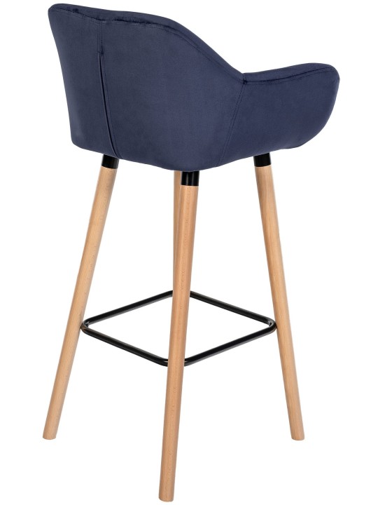Barkruk Grant fluweel, donkerblauw Barkruk Grant fluweel, donkerblauw