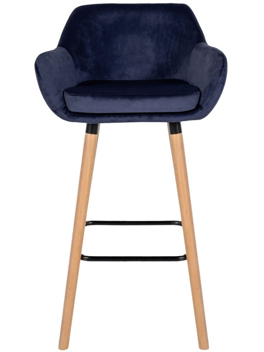 Barkruk Grant fluweel, donkerblauw Barkruk Grant fluweel, donkerblauw
