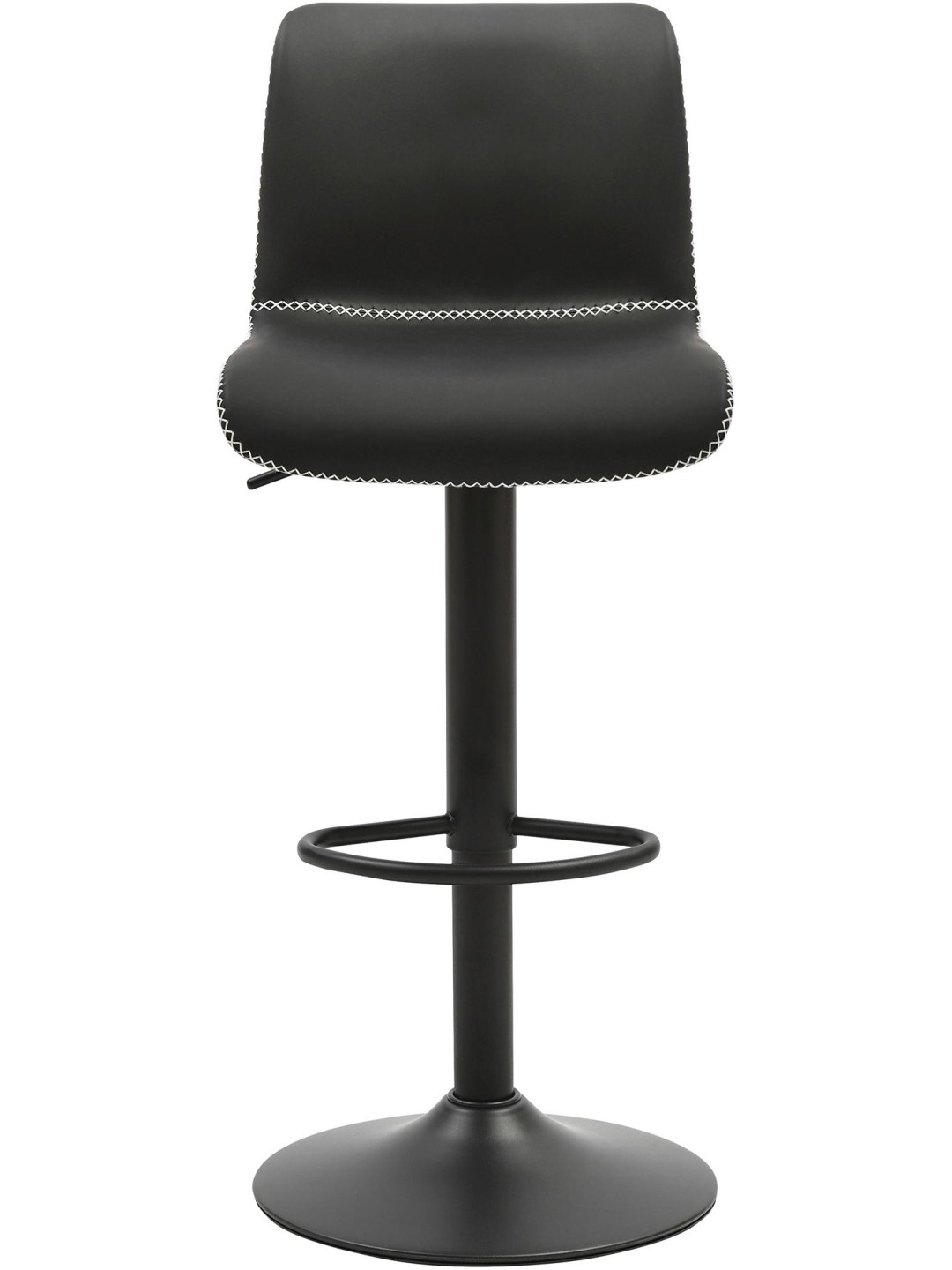 Barkruk Henchy kunstleer, zwart