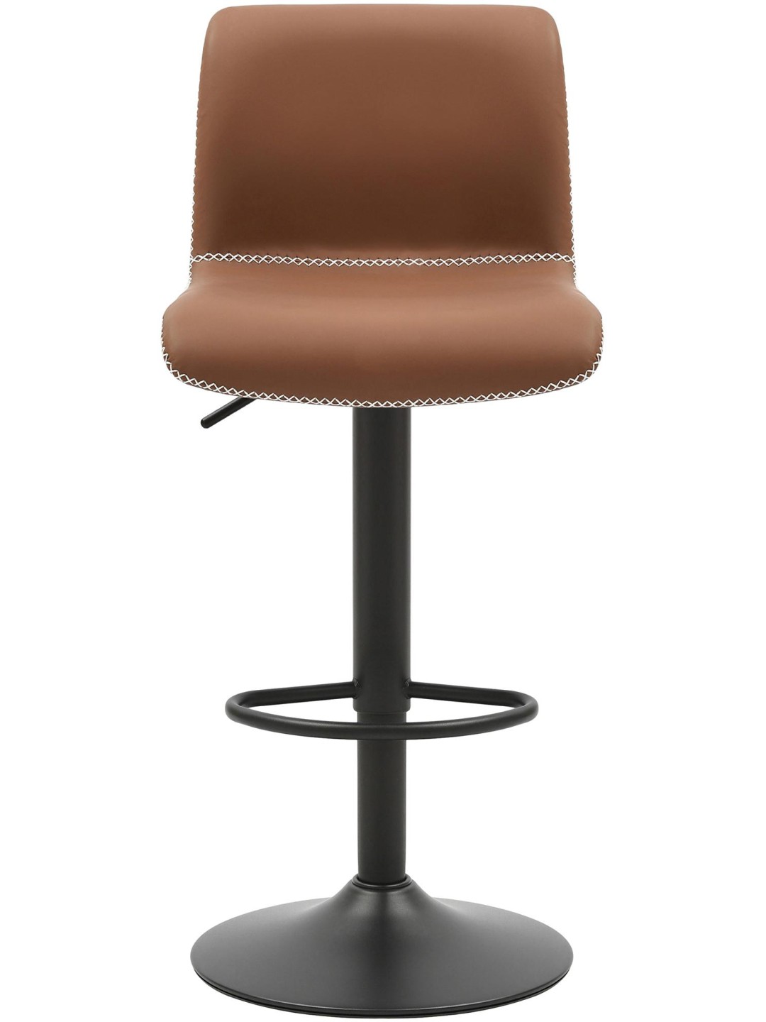 Barkruk Henchy kunstleer, bruin