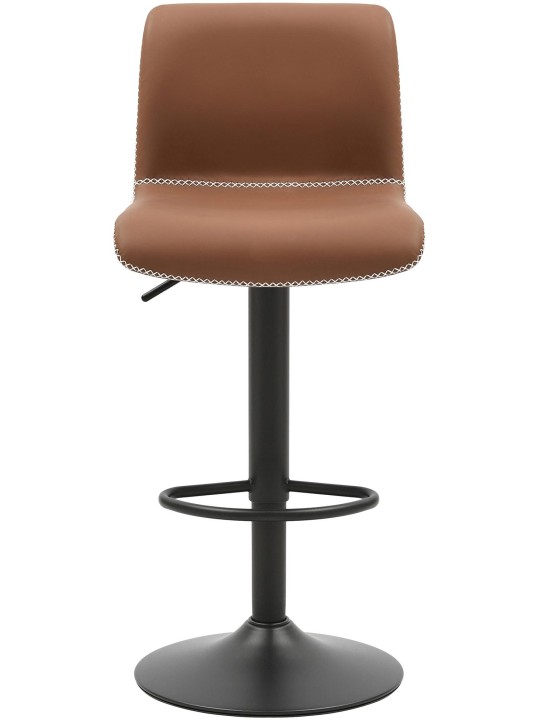 Barkruk Henchy kunstleer, bruin