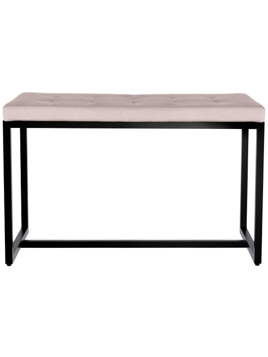 Barci B fluwelen bank, lichtgrijs