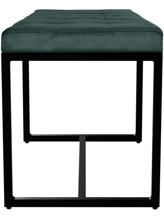 Barci B fluwelen bank, groen