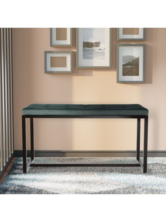 Barci B fluwelen bank, groen