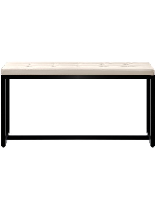 Bank Barci B kunstleer, crème