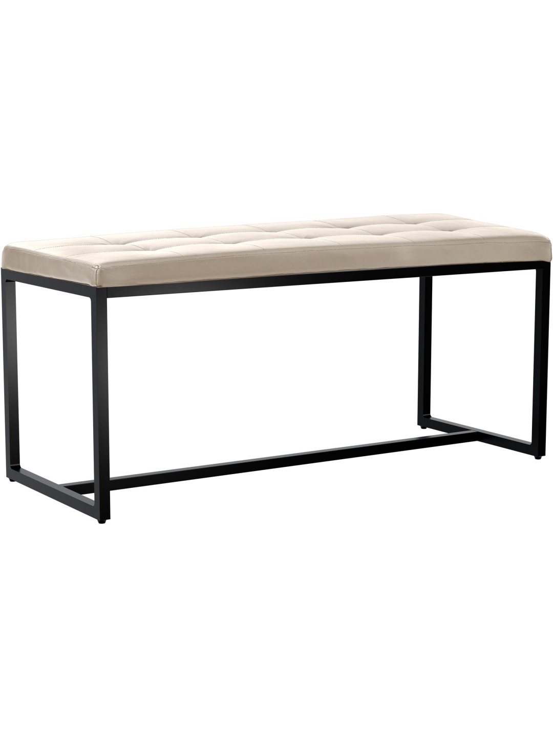 Bank Barci B kunstleer, crème