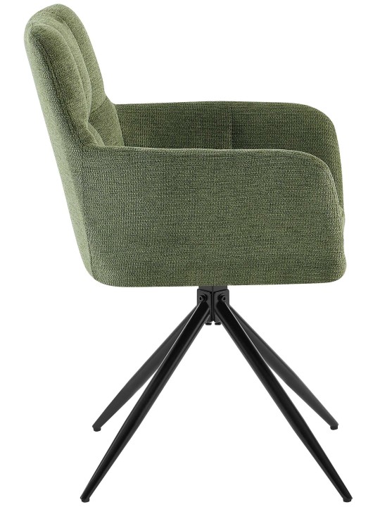 Eetkamerstoel Jonah stof, groen