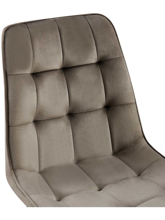 Set van 2 eetkamerstoelen Gifford fluweel, antraciet Set van 2 eetkamerstoelen Gifford fluweel, antraciet