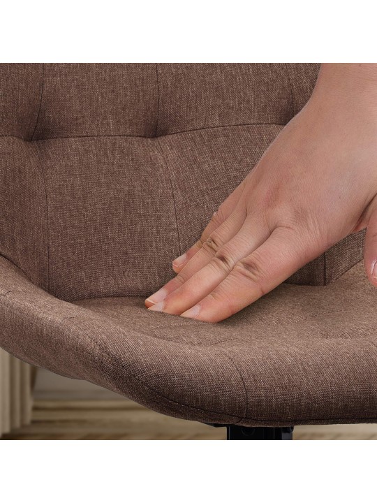 Set van 2 eetkamerstoelen Merna stof, taupe Set van 2 eetkamerstoelen Merna stof, taupe