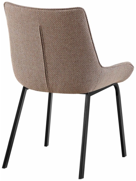 Set van 2 stoelen Saranda stof, terrabruin