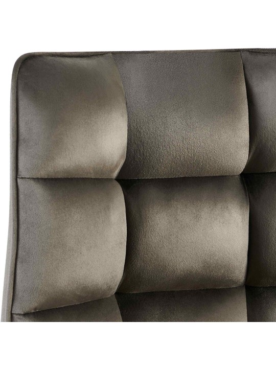 Set van 2 stoelen Saranda fluweel, antraciet Set van 2 stoelen Saranda fluweel, antraciet