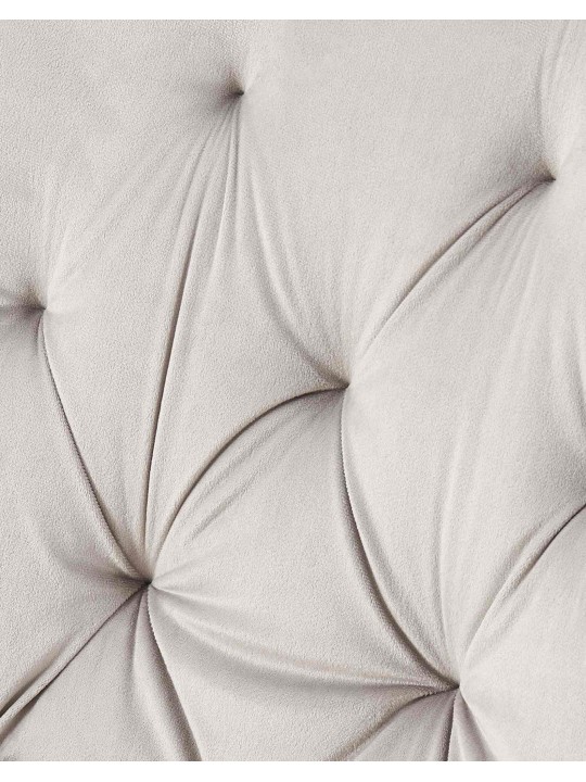 Set van 2 eetkamerstoelen Wallace fluweel, grijs