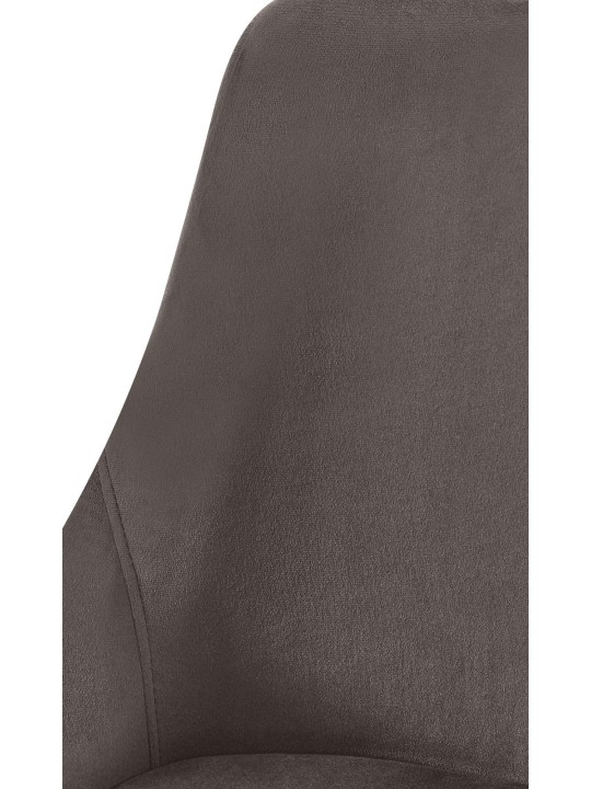 Eetkamerstoel Elmira fluweel goud, antraciet Eetkamerstoel Elmira fluweel goud, antraciet