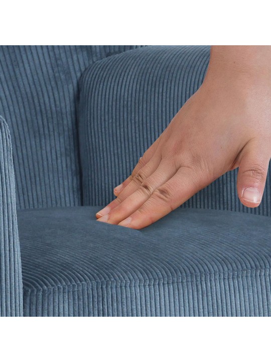 Fauteuil Kioni Koord, blauw