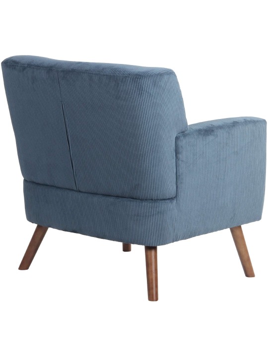 Fauteuil Kioni Koord, blauw
