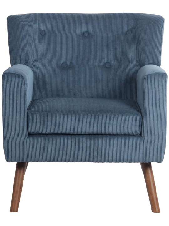 Fauteuil Kioni Koord, blauw