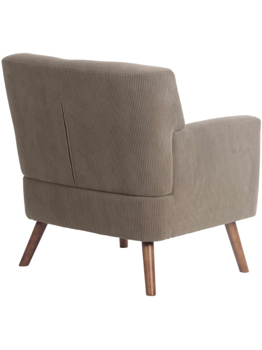 Fauteuil Kioni Koord, donkerbruin Fauteuil Kioni Koord, donkerbruin