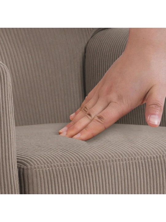 Fauteuil Kioni Koord, donkerbruin Fauteuil Kioni Koord, donkerbruin