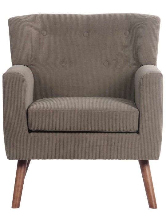 Fauteuil Kioni Koord, donkerbruin Fauteuil Kioni Koord, donkerbruin