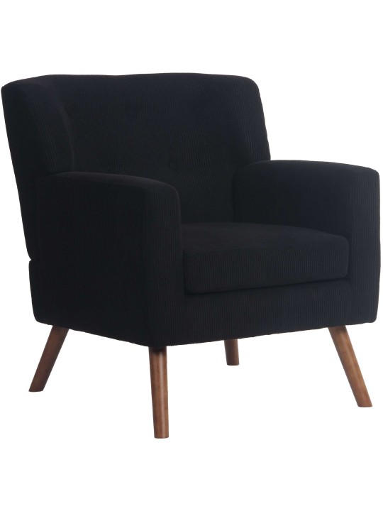 Fauteuil Kioni Koord, zwart Fauteuil Kioni Koord, zwart