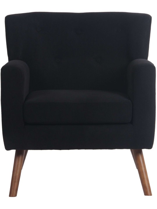 Fauteuil Kioni Koord, zwart Fauteuil Kioni Koord, zwart