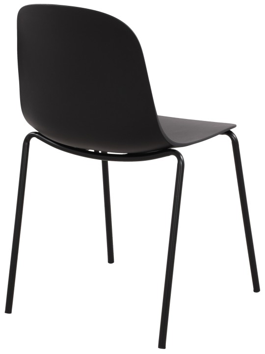 Set van 2 stoelen Hardin, zwart Set van 2 stoelen Hardin, zwart