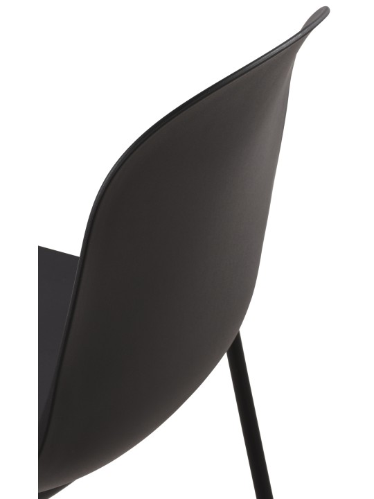 Set van 2 stoelen Hardin, zwart Set van 2 stoelen Hardin, zwart