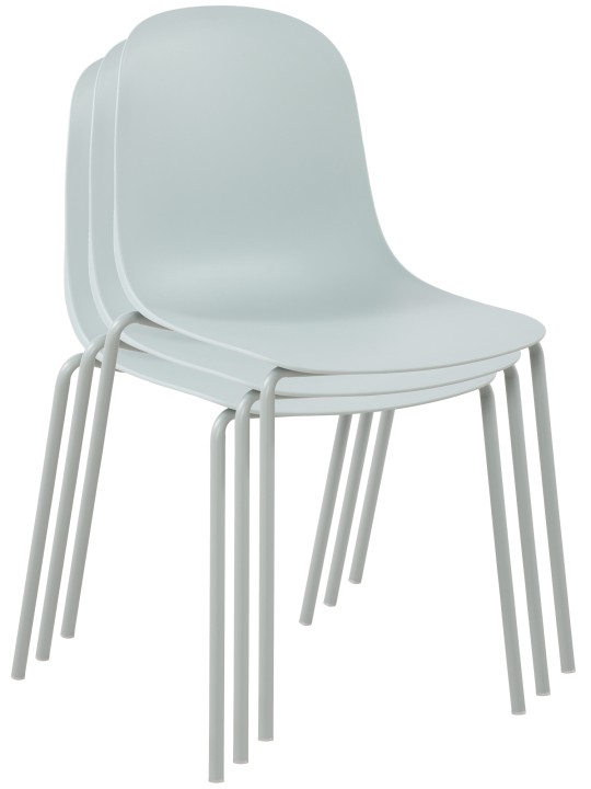 Set van 2 stoelen Hardin, turquoise