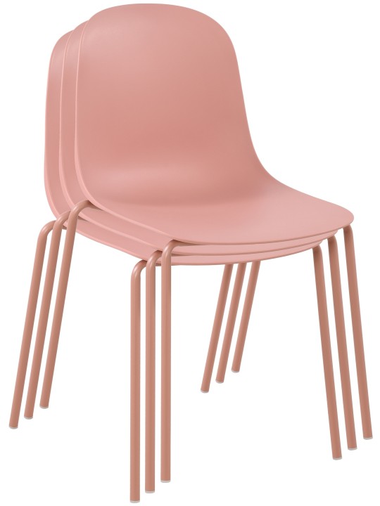 Set van 2 stoelen Hardin, roze