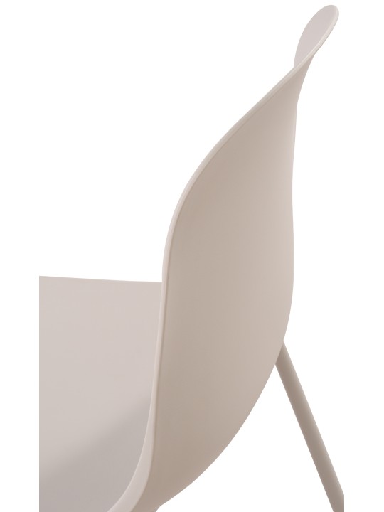 Set van 2 stoelen Hardin, lichtgrijs