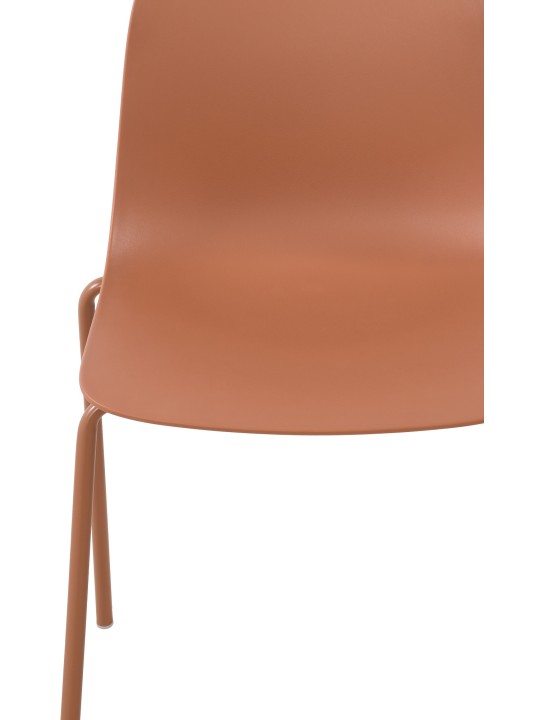 Set van 2 stoelen Hardin, terracotta